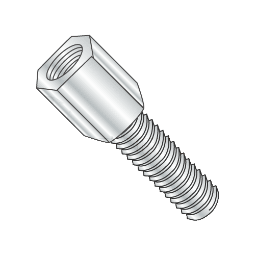 3/16" (AF) Hex Jack Screws / 440 x 3/8" / Steel / Zinc / 3/16" Across