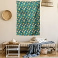 thumbnail image 2 of Under the Sea Tapestry, Underwater Habitat Composition with Various Coral Reefs and Sea Creatures, Wall Hanging for Bedroom Living Room Dorm Decor, 60W X 80L Inches, Multicolor, by Ambesonne, 2 of 5