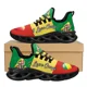 thumbnail image 1 of Zapatos para hombre y mujer, zapatillas informales con estampado de la bandera del Congo, zapatos planos de verano con cordones para caminar,, 1 of 6