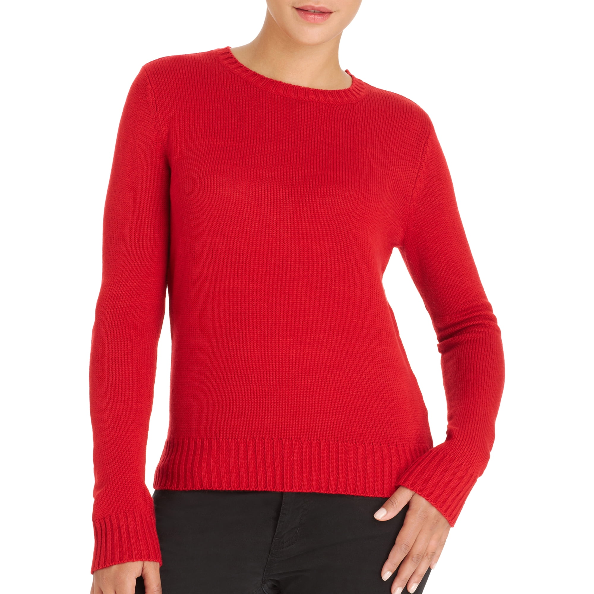 crew neck sweater walmart