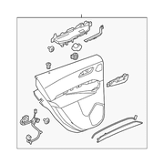 Genuine OE GM Door Trim Panel - 84556912
