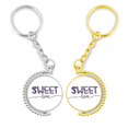 thumbnail image 1 of Porte-clés Rotatif style Écriture Manuelle Citation Mignonne Amour Doux Accessoire couple Porte-Clés, 1 of 3
