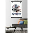 thumbnail image 2 of NFL New England Patriots - Drip Helmet 20 Wall Poster with Wooden Magnetic Frame, 22.37" x 34", 2 of 3