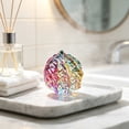 thumbnail image 7 of Colorful Glass Walnut Figurine Ornament,Simulation Walnut Tabletop Decor,Shiny Crystal Style Collectible Statue,Decorative Accent for Shelf Windowsill,Nice Christmas Gift for Collectors and Elders, 7 of 7