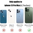 thumbnail image 2 of 1 paquete de funda con soporte oculto de astronauta para iPhone 13 Pro Max, funda protectora con diseño de astronauta chapado en 6D (gris azulado), 2 of 5