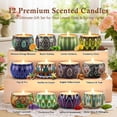 thumbnail image 2 of 12 Pack Citronella Candles Outdoor - 52.8 Oz Soy Wax Candle Set, 360 Hour Long Lasting Scented Candles for Camping, Garden, Party, 2 of 6