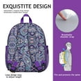 thumbnail image 2 of Lightweight Vintage Student Backpack – Antique-Look Boho Floral Daypack with Classic and Rustic Charm, 2 of 6