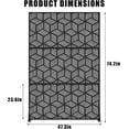 thumbnail image 1 of QinaQin 72x 47 Inch Metal Privacy Screen, Freestanding Decorative Divider, Cube, 1 of 8