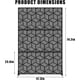 thumbnail image 2 of Historyli Mampara de privacidad metálica QinaQin de 182 x 120 cm,divisor decorativo independiente,mampara de privacidad de altura extendida para jardín con base estable,forma de cubo, 2 of 8