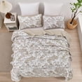 thumbnail image 3 of Juego de edredón WONGS BEDDING Botanical King Size con 3 piezas, 3 of 7