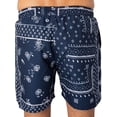 thumbnail image 4 of Farah Colbert Bandana Print Swim Shorts, Blue, 4 of 5