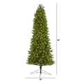 thumbnail image 2 of Nearly Natural 8ft. Slim Virginia Spruce Artificial Christmas Tree with 600 Warm White (Multifunction) LED Lights with Instant Connect Technology and 1294 Bendable Branches, 2 of 10