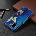 thumbnail image 5 of Dteck Case For Samsung Galaxy A51 4G (6.5 inch), Magnetic Patterned Folio PU Leather Wallet Case Card Slots Pocket Flip Stand Protective Phone Cover ,Gold and Blue Butterfly, 5 of 5