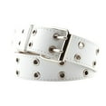 thumbnail image 3 of 2 piezas cintura hebilla cuero cintura cinturones estilo Vintage Hollow Cosplay Club blanco Salvador Dali cinturón de cintura para mujer, 3 of 10