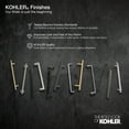 thumbnail image 7 of Kohler 707551-L-ABZ 70 x 0.312 in. Revel Thick Glass Pivot Shower Door - Anodized Dark Bronze, 7 of 7