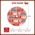 thumbnail image 2 of Fuzoiu Cartoon with Traffic Elements Print Christmas Tree Skirt,Xmas Christmas Decorations,Xmas Tree Mat for Farmhouse Holiday New Years Home Party Decor Tree Rugs-30", 2 of 6