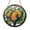 Acrylic 3.5 Inch, variant on Stained Glass Grape Sun Catcher Window Hanging, Vineyard Inspired Round Fruit Decor, Elegant Kitchen Home Gift