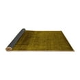 thumbnail image 2 of Ahgly Company Indoor Square Oriental Yellow Industrial Area Rugs, 4' Square, 2 of 4