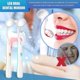 thumbnail image 5 of CHAO Espejo dental Starlight con luz, 2 piezas, espejo bucal, espejo de inspección dental, espejo bucal con luz LED, batería incluida, verde y naranja, 5 of 5