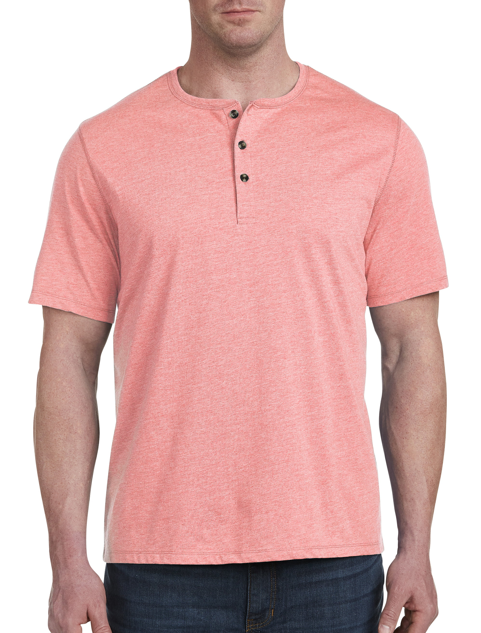 Essentials Men's Big & Tall Long-Sleeve Henley Shirt fit by DXL 