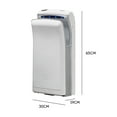 thumbnail image 6 of Interhasa! Hand Dryer with HEPA Filter, 1800W Electric Hand Dryer for Bathrooms Commercial, Plug in,Silver, 6 of 12