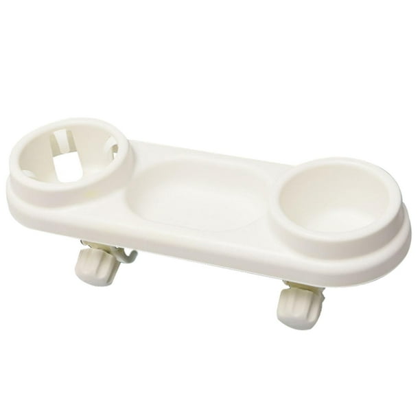 Accesorio para bandeja de cochecito y portavasos, bandeja antideslizante para escritorio de cena para cochecito de bebé