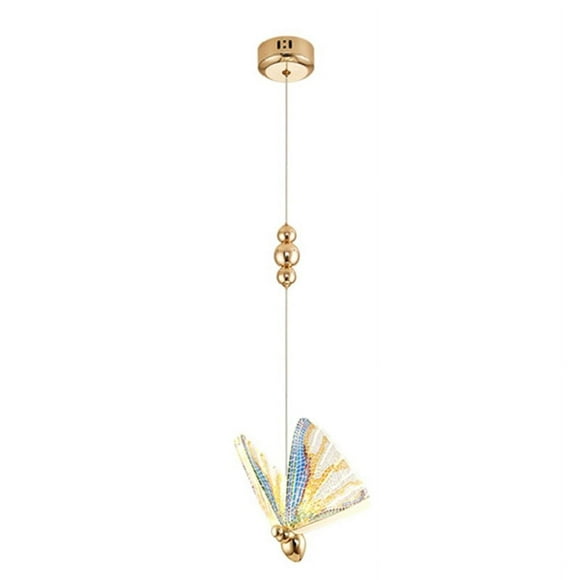 Pendant Lights Butterfly Model Chandeliers Lamp Indoor Lighting Home Decor Bedside Bar Chandelier Duplex Staircase Ins,B