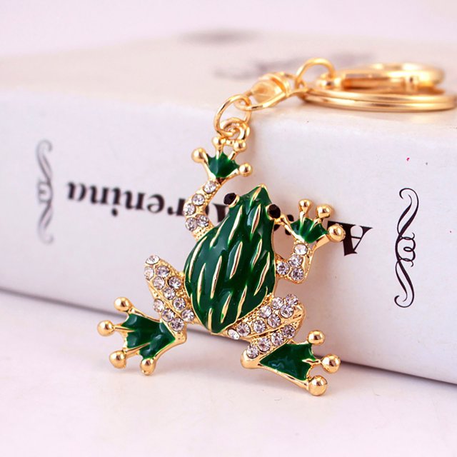 TopLLC Keychains New Diamond Inlay Cute Lovely Key Chain Bag Car Key Pendant Key buckle
