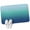 Turquoise Blue, variant on Runner Rug 1.64'x5.25', Teal Blue Ombre Non Slip Backing Floor Mats Soft Area Rugs, Absorbent Muddy Dirt Trapping Carpet for Entryway Hallway Kitchen Bedroom Modern Abstract Art Gradient Aesthetics