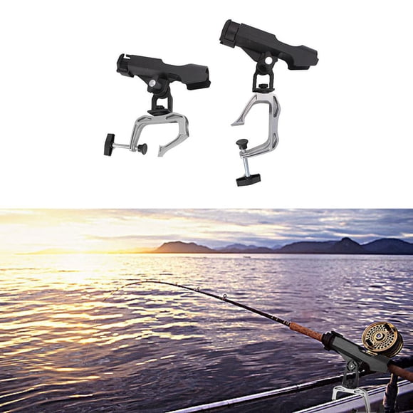 Fishing Boat Rod Holder 360° Adjustable Fishing Rod Pole Stand Rack Fishing Pole Rod Holder Racks Bracket Stand For Kayak Boat Canoe Raft Fishing