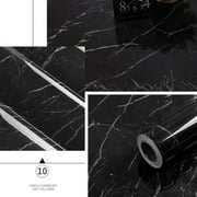 0.4x3M Self Adhesive Marble Wallpaper High Temperature Kitchen Oil Proof Sticker Wardrobe Cupboard Renovation Waterproof Film QY