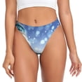 thumbnail image 1 of Balery Christmas Snowman In The Snow Tangas de Algodón para Mujer con Estampado – Ropa Interior Sexy, Transpirable, G-string-X-Large, 1 of 6