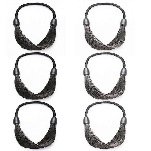 6pcs Elastic Hair Ties for Women Comfortable Ponytail Holders, Durable Everyday Hair Accessories for All Occasions