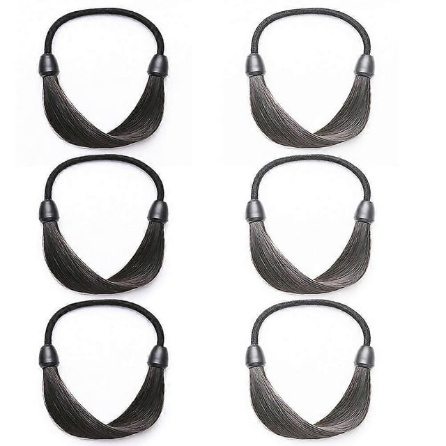 6pcs Elastic Hair Ties for Women Comfortable Ponytail Holders, Durable Everyday Hair Accessories for All Occasions