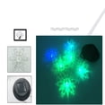 thumbnail image 2 of Colorful LED Snowflake Wind Chimes Garden Light Decoration Bathroom Window Decoration Solar Power Light Christmas Lights with Cord, 2 of 5
