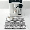 thumbnail image 2 of Multi-Purpose Absorbent Coffee Mat - Non-Slip Rubber Base for Coffee Bars, Dish Drying & Pet Bowls, 2 of 7