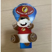 Buc-ee's Suction Cup Plush Beaver Mascot with Red Cap and Shirt, Window Decoration for travel