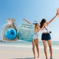 thumbnail image 6 of Desktop Decor,Good Friends Are Like Seaglass Keepsake Sea Glass Art Decoration Give Card FriendshipGift For Female Friends, 6 of 9
