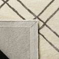 thumbnail image 4 of Safavieh Himalaya Maralyn Geometric Wool Area Rug, Ivory/Dark Gray, 6' x 6' Square, 4 of 7