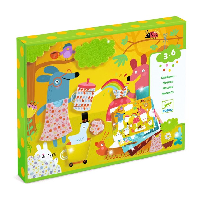 Mosaic Craft Kit DJECO, divertida pegatina de espuma para ni