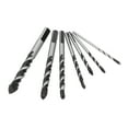 thumbnail image 3 of 7-Piece Double Flute Hole Saw Kit Carbide-Tipped Drill Bit Set for Tile & Glass Rawiri, 3 of 8