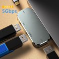thumbnail image 3 of Hub extensión Type-C a 3.5 PD100W USB3.0/USB2.0/USB3.1 Splitter compatible con, 3 of 9