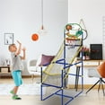thumbnail image 3 of Greeniant Juego de deportes desmontable con aro, juguetes de baloncesto para interiores, juguete de entretenimiento divertido para padres e hijos, patio Deportes acuáticos Tipo 1 Greeniant OD015297-01, 3 of 6