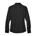 thumbnail image 5 of Harriton M550W Women's Long Sleeve Denim Shirt-Washed Black-L, 5 of 5