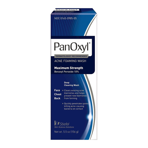 Panoxyl Maximum Strength Acne Foaming Face Wash, 5.5 Oz