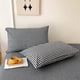 thumbnail image 1 of Pillow Protector Black Cotton Sateen Soft Quiet Envelope Closure | Anti-Mite Shrink Resistant | 18.89x29.13in | Single Pack | Washable Bedding Pillowcase, 1 of 7