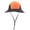 Orange, variant on Unisex Boonie Summer Sun Hat Color Block Breathable Minimalist Outdoor Activities Hiking Headwear