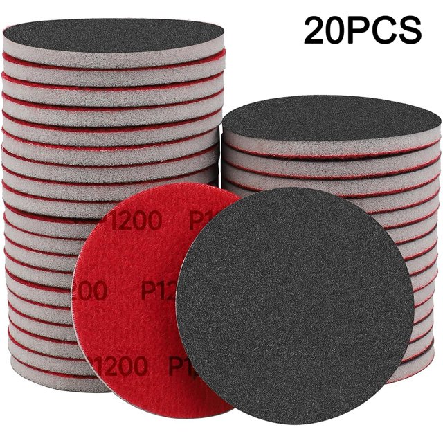 Versatile Sanding Sponges Pack of 20: Flexible, Reusable & Multi-Grit for All - 1200 Grit
