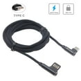 thumbnail image 3 of 6ft and 10ft Long USB-C Cable Angle Cord for Gaming for Samsung Galaxy S20/S21/S22/Plus/Ultra/FE - Fast Charge Type-C Power Wire 90 Degree L-Shaped Braided, 3 of 6