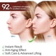 thumbnail image 2 of 1 pieza de mascarilla adelgazante reutilizable para eliminar la papada, lifting facial en forma de V, color rosa RUIOIU, 2 of 5